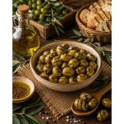 Izgara Yeşil Zeytin Izgara Yeşil Zeytin